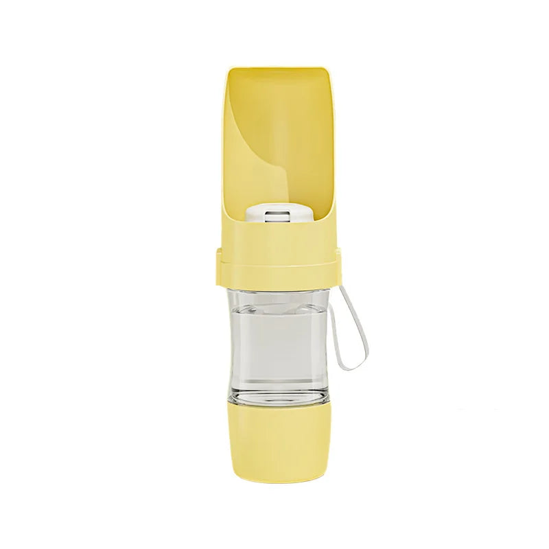 Foldable Dog Water Bottle with Feeder