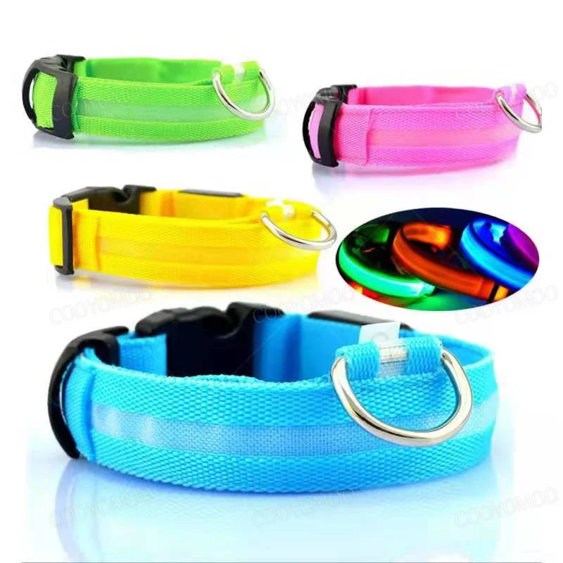 LED Rechargeable Dog Glow Safety Collar