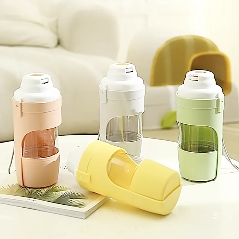 Foldable Dog Water Bottle with Feeder
