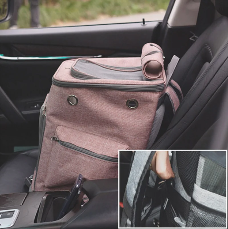 Foldable Pet Travel Backpack Carrier Bag