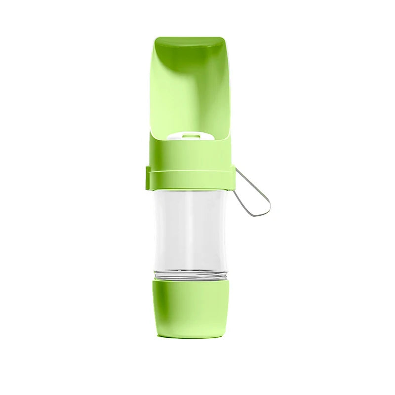 Foldable Dog Water Bottle with Feeder
